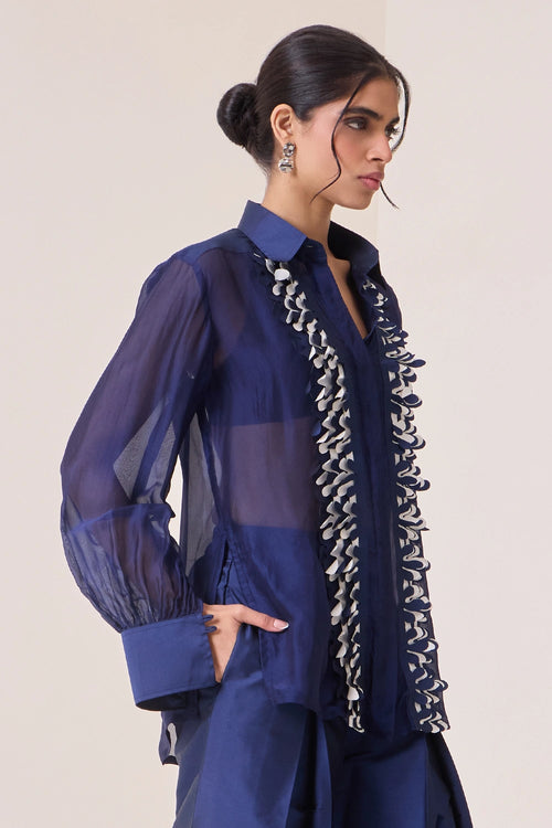 Midnight Art-Cut Shirt