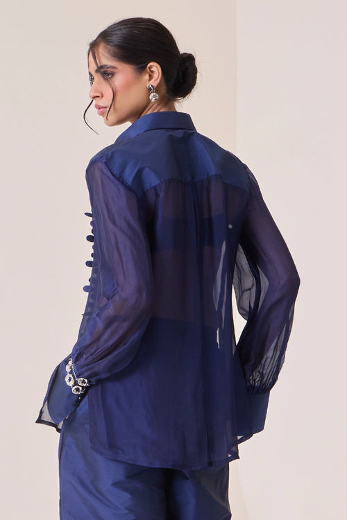 Midnight Art-Cut Shirt