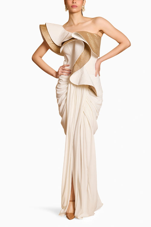 Spectrum Drape Dhoti Skirt