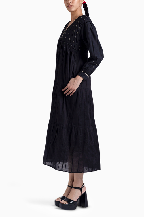 Clair Black Dress