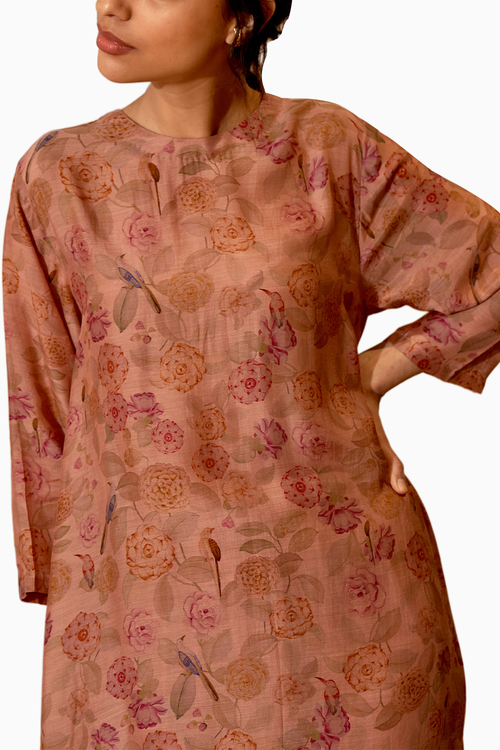 Aster Dusty Pink Kurta Set