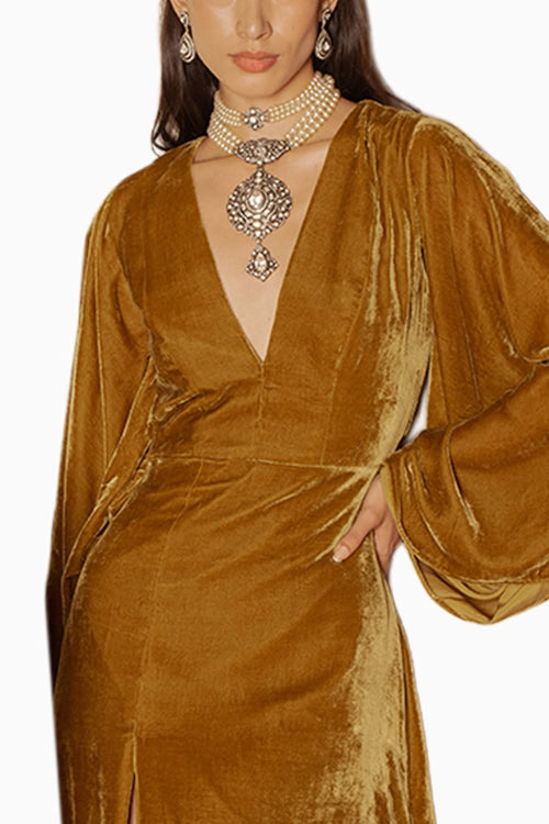Aladdin Velvet Dress