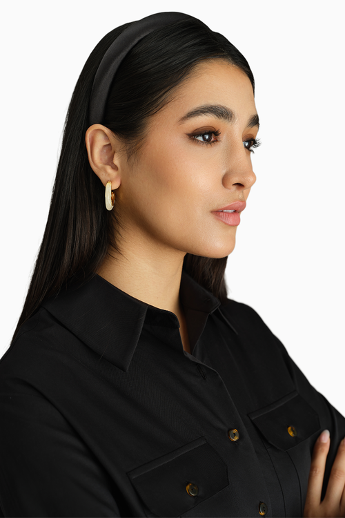 Black Silk Headband