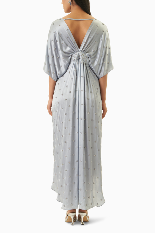 Kim Cloud Grey Kaftan Dress