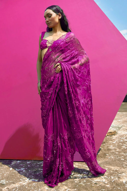 Sitara Pink Sari