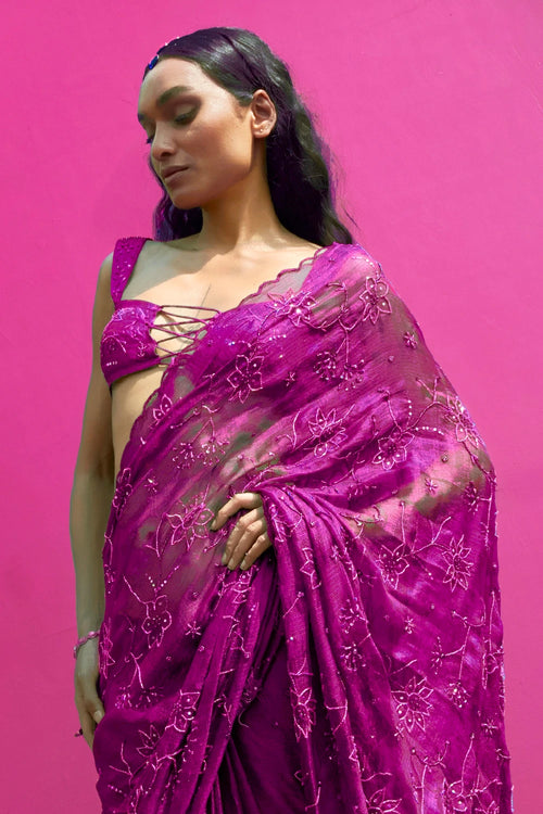 Sitara Pink Sari