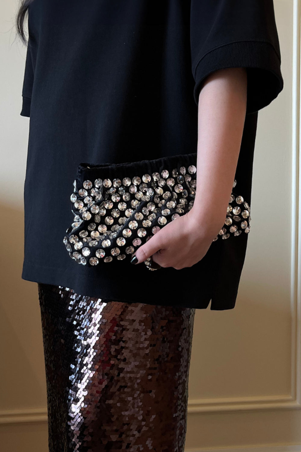 Alien Superstar Silver Big Bobbi Bag