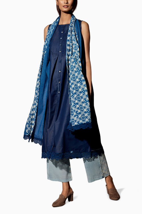 Blue Denim & Indigo Co-ord Set