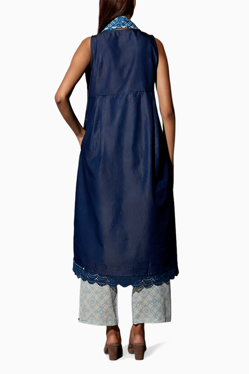 Blue Denim & Indigo Co-ord Set