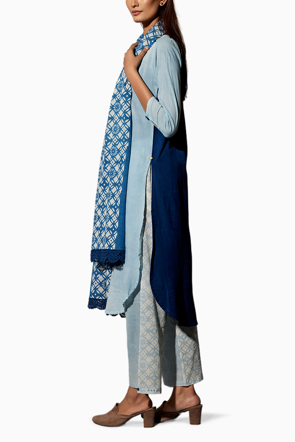 Chalk Blue Kurta Set