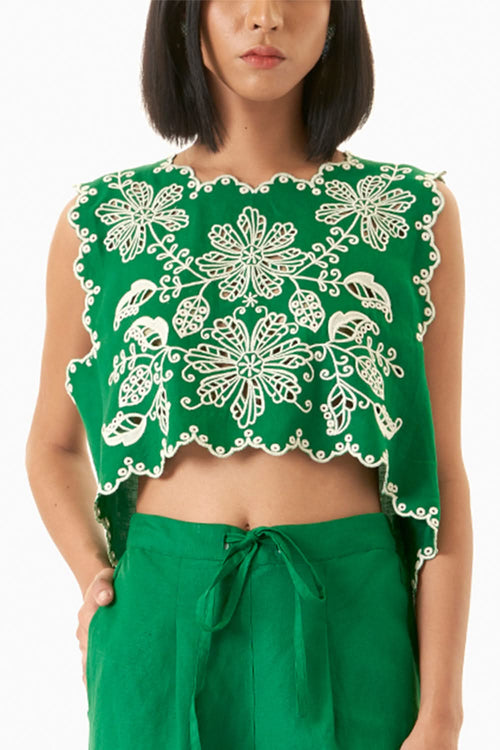 Green Marlyn Short Shrug
