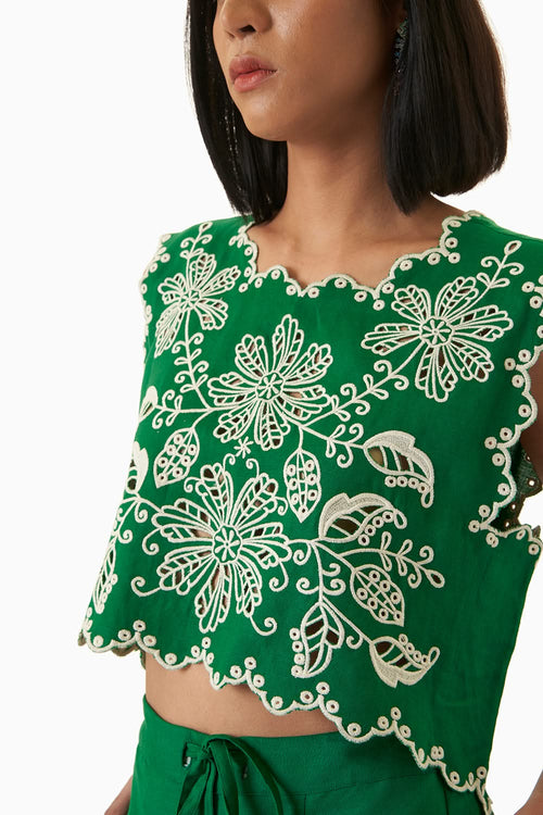 Green Marlyn Short Shrug