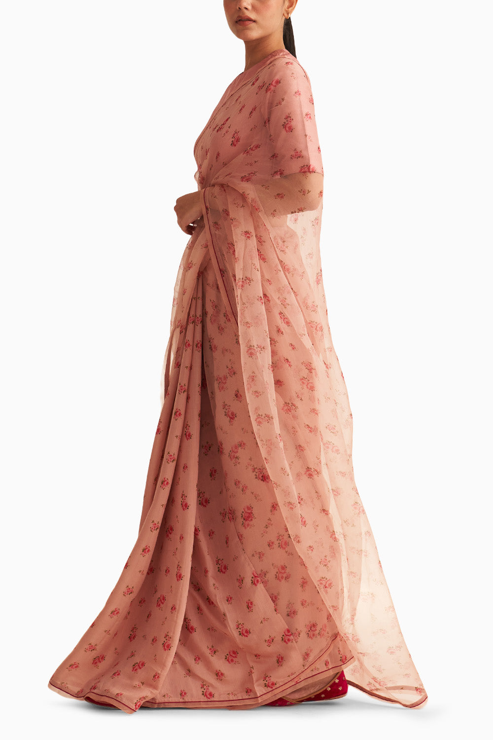 Gul Old Rose Saree