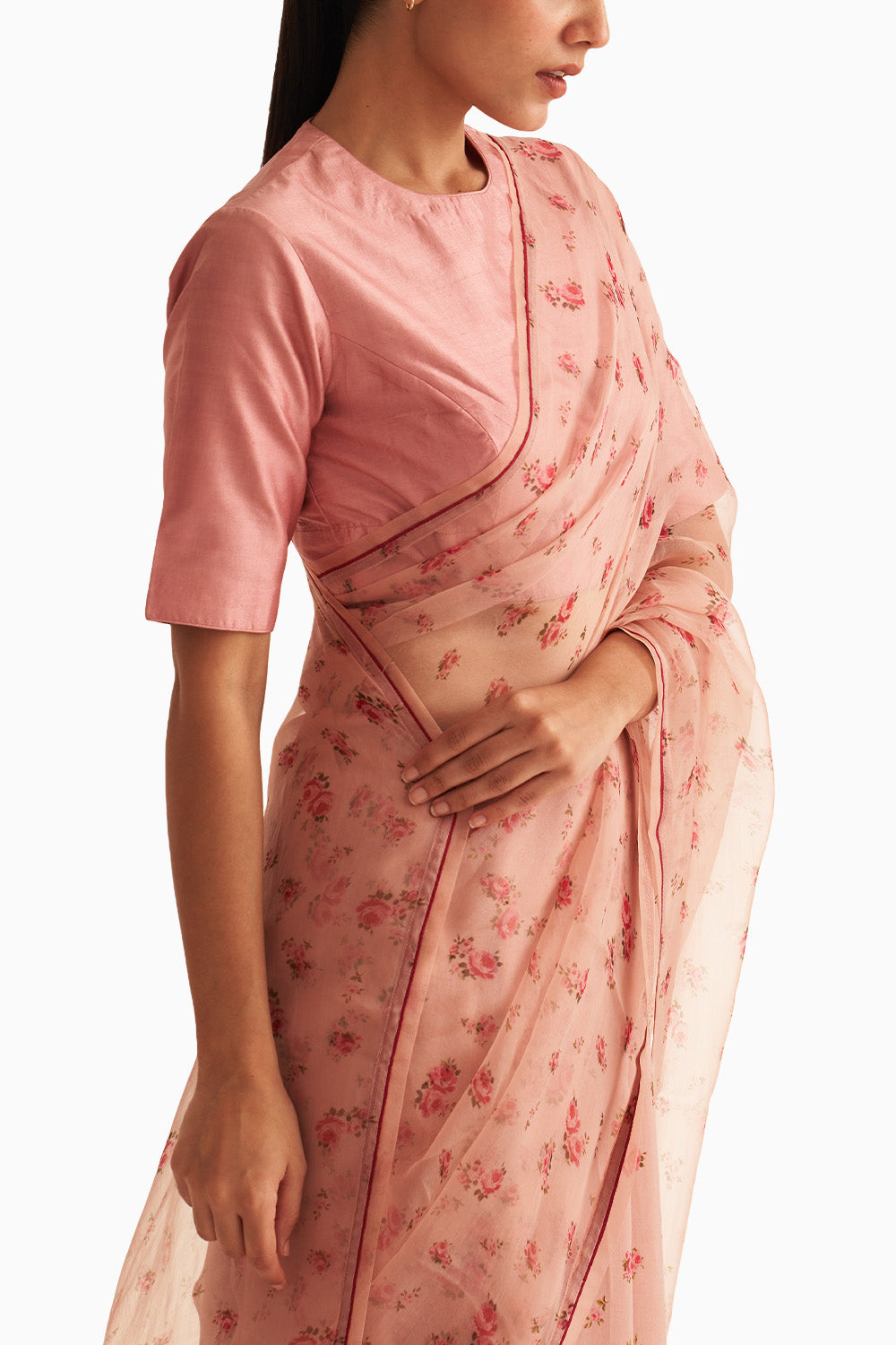 Gul Old Rose Saree