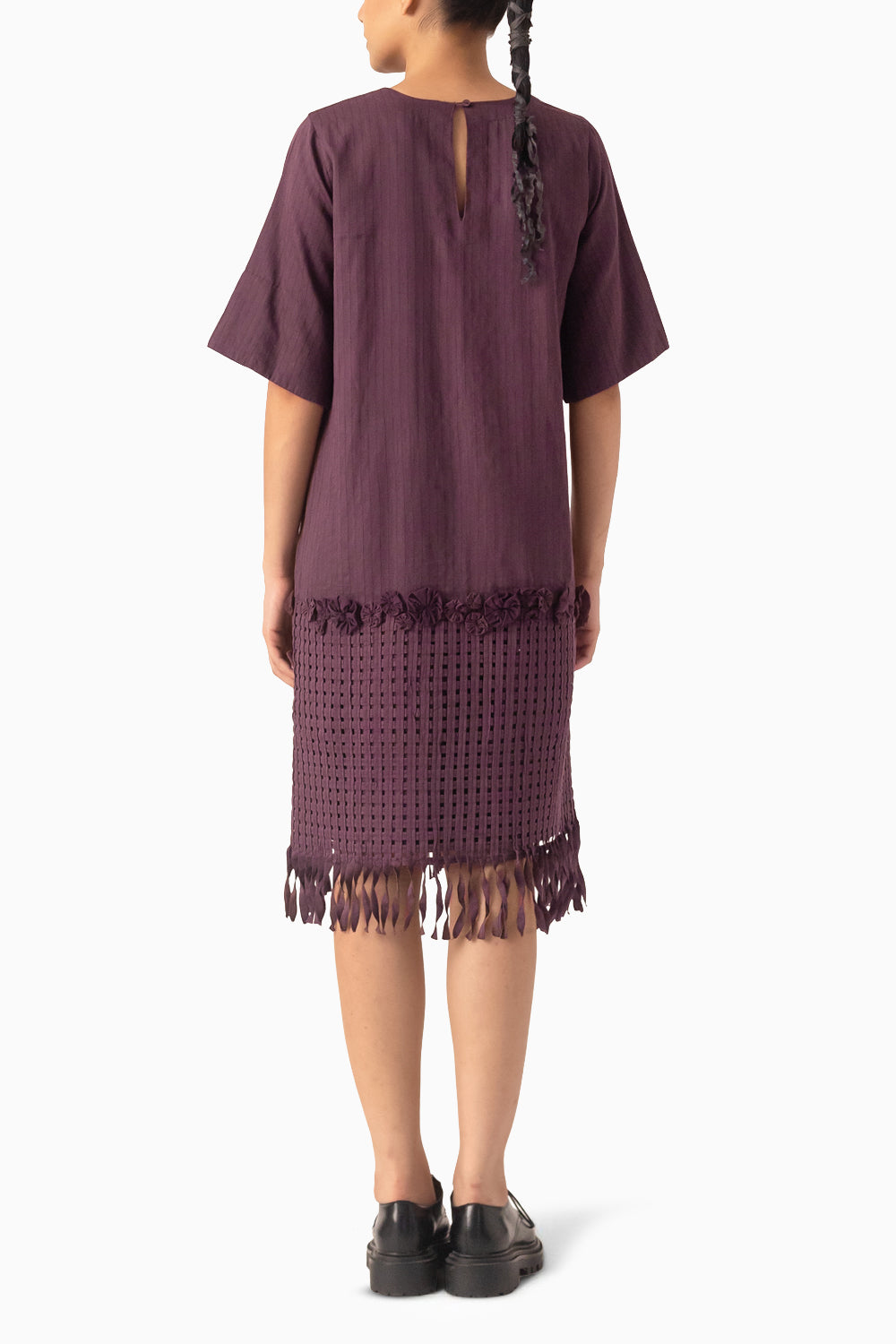 Ashiya Plum Dress