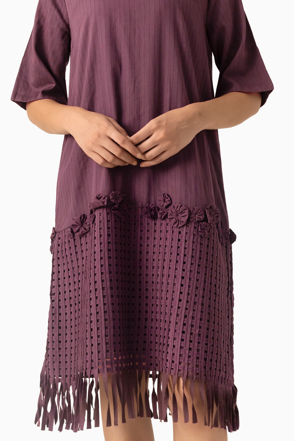 Ashiya Plum Dress