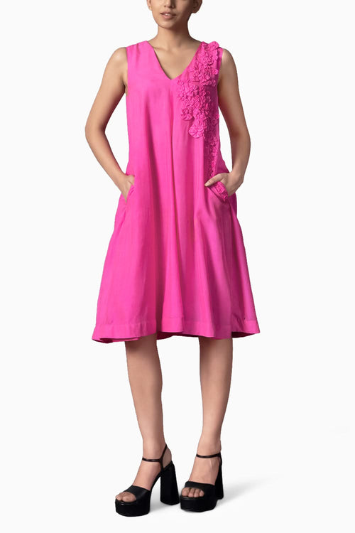 Sakai Hot Pink Dress