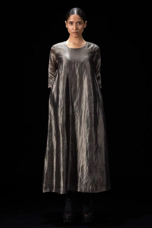 Twirl Silver Dress
