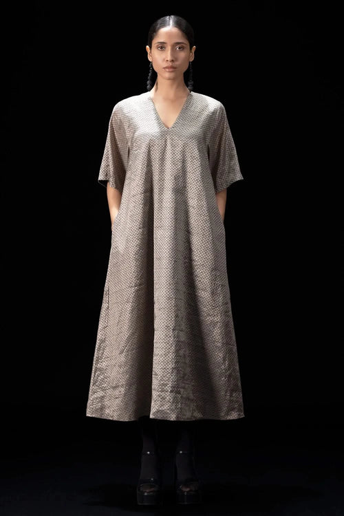 Spiral Silver Dress