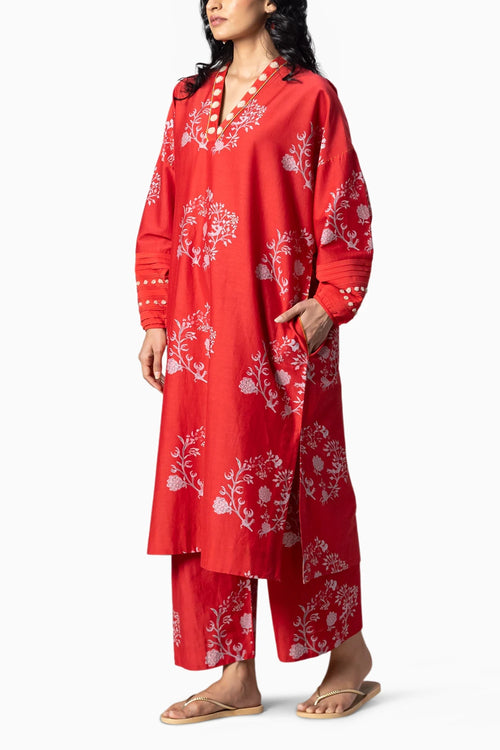 Lisbon Red Kaftan