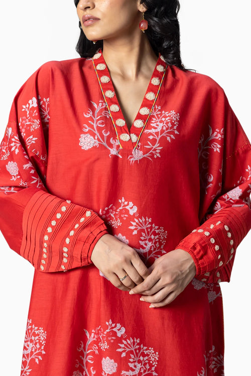 Lisbon Red Kaftan