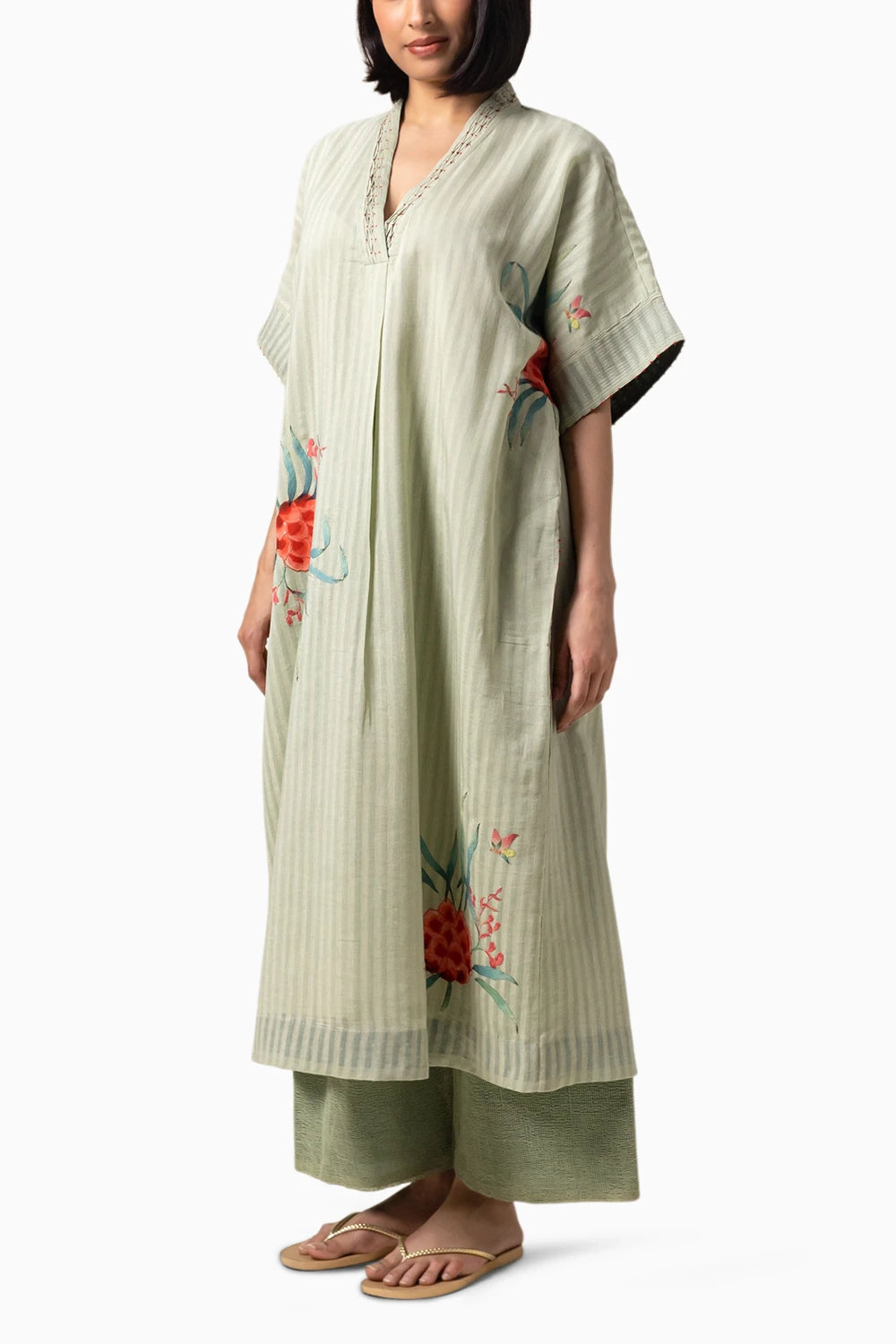 Verdura Sea Green Kaftan