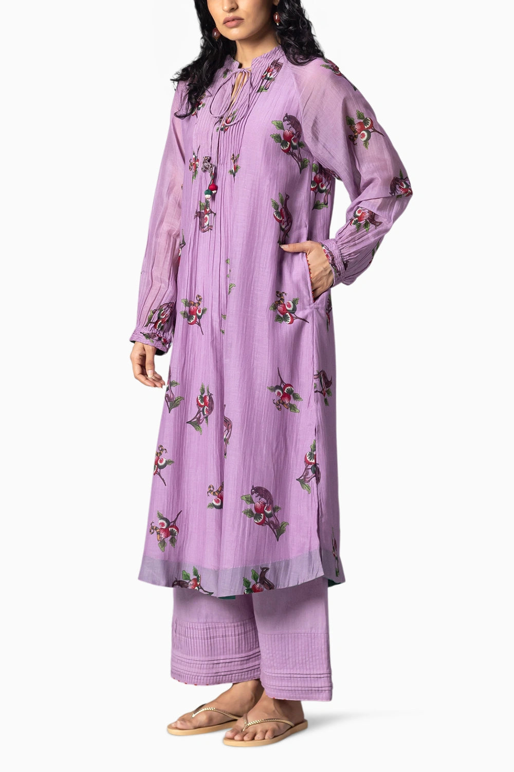 Ayden Lavender Kurta