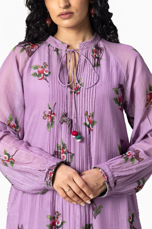 Ayden Lavender Kurta