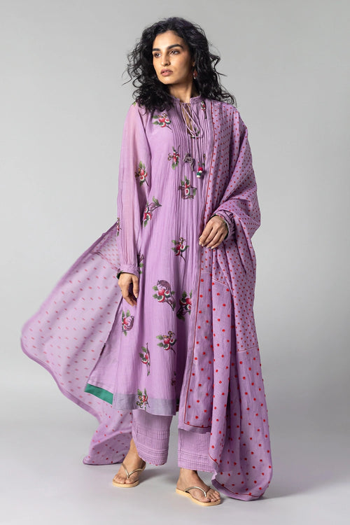 Ayden Lavender Kurta