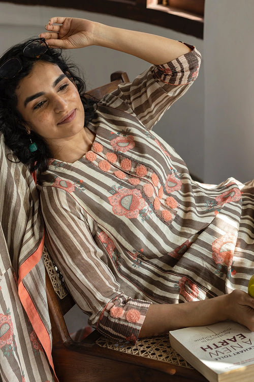 Gayle Mud Natural Kurta