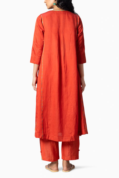 Maranta Coral Kurta