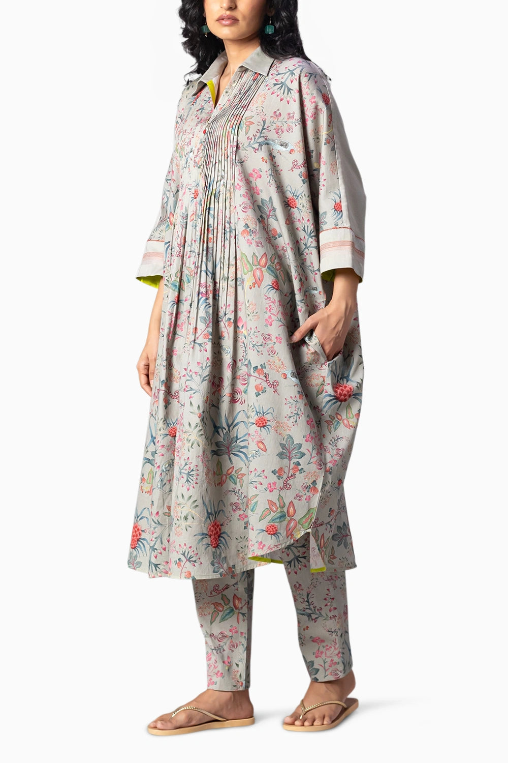 Seren Grey Kaftan