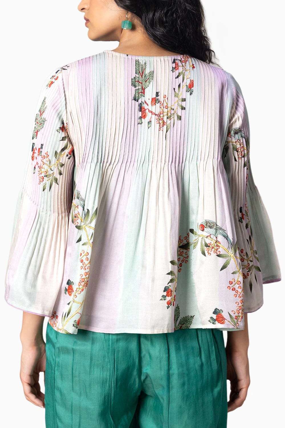 Vira Haze Lavender Blouse