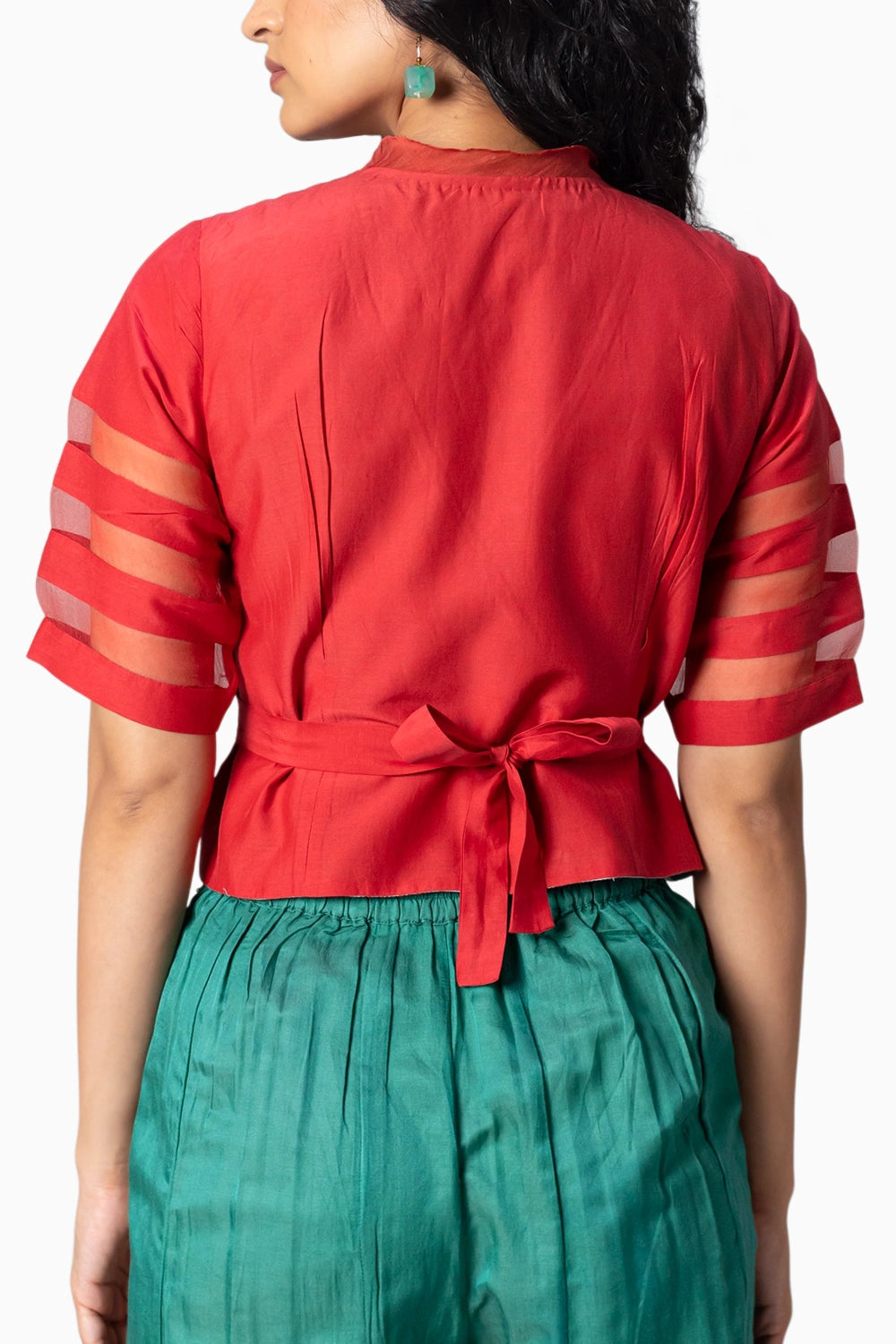 Orla Red Blouse