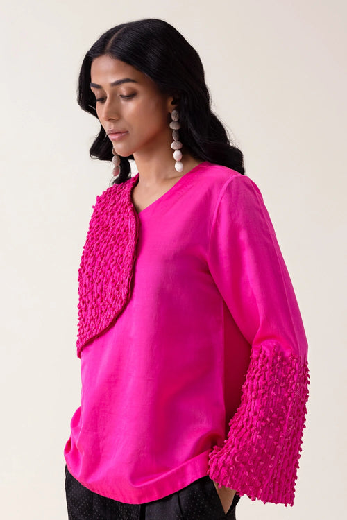 Electric Blush Ivy Top