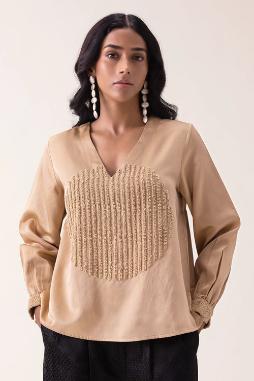 Beige Masai Top