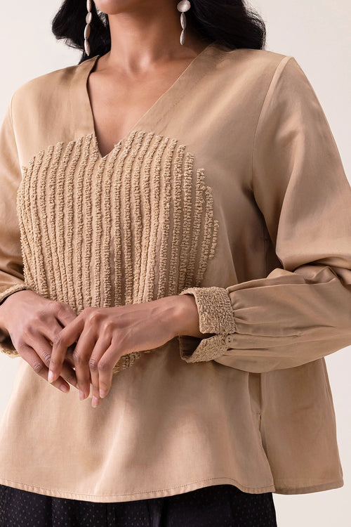 Beige Masai Top