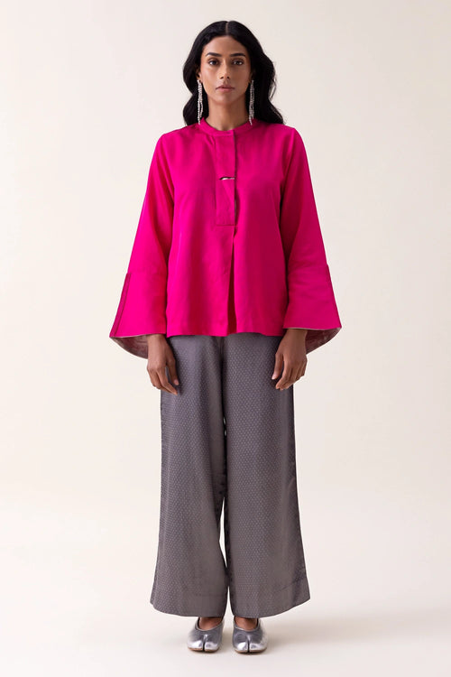 Electric Blush Willow Top