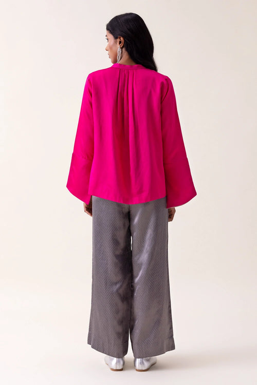 Electric Blush Willow Top