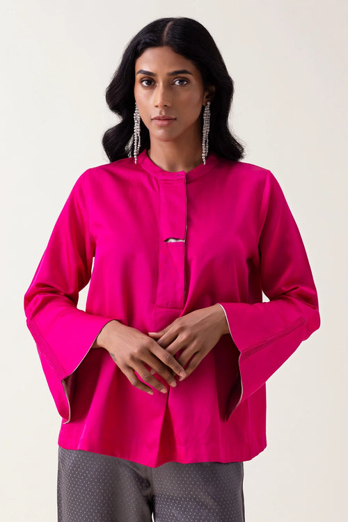 Electric Blush Willow Top