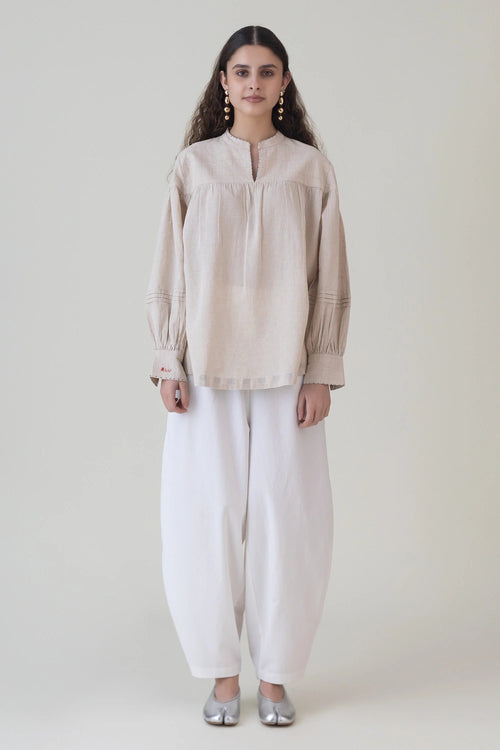 Beju Beige Top