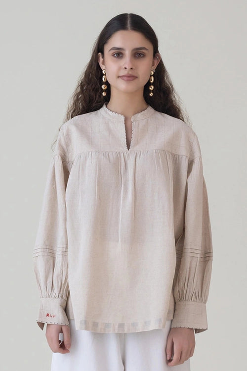 Beju Beige Top