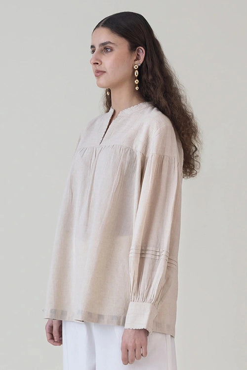 Beju Beige Top