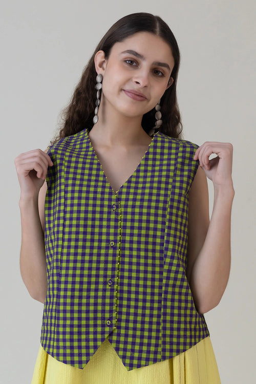 Hikono Purple Lime Vest