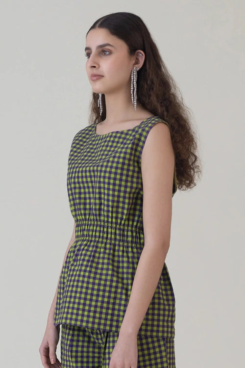 Nokaze Purple Lime Top