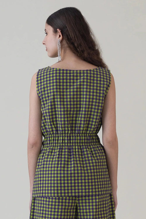 Nokaze Purple Lime Top