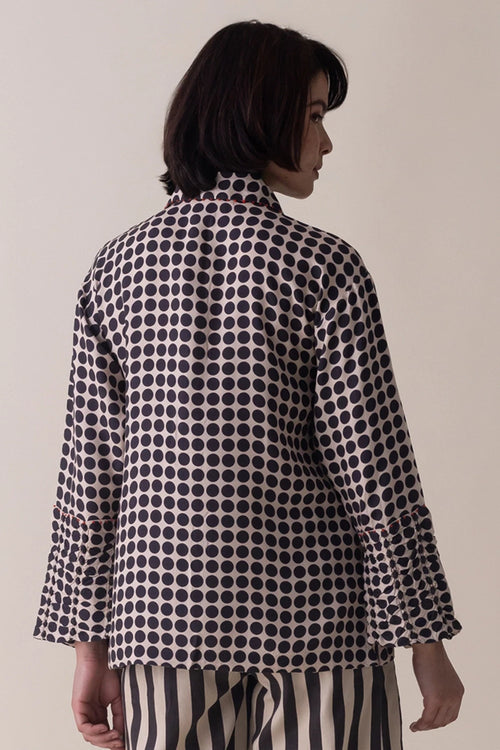 Black Beige Linsey Shirt