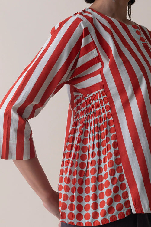 Haze Coral Margo Top