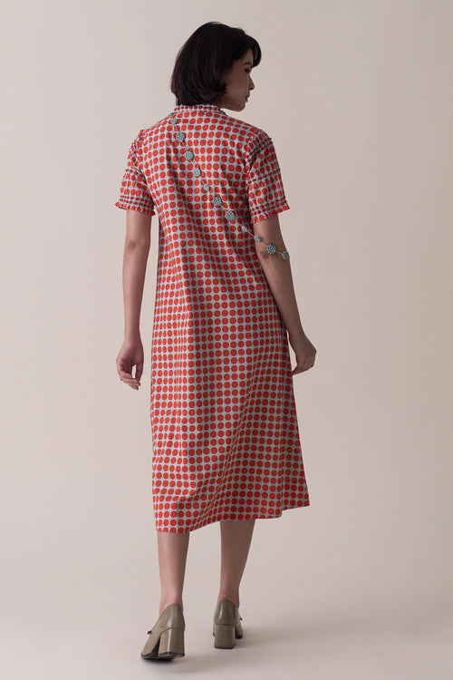 Haze Coral Riley Dress
