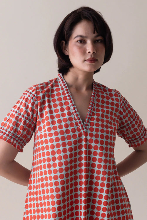 Haze Coral Riley Dress